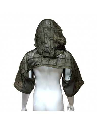 Camouflage hooded vest