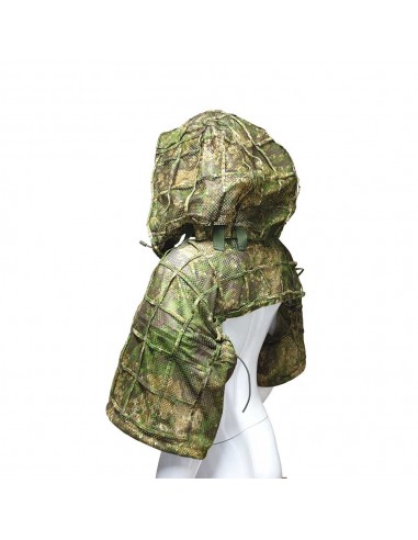 Camouflage hooded vest