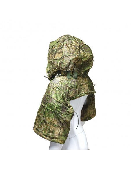 Camouflage hooded vest