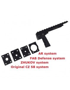 Weaver mounting on SA 58 (vz.58) with stock in IN-LINE... 2