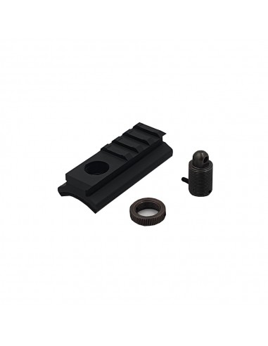 Adapter from SWIVEL system (screw with hole) to WEAVER rail