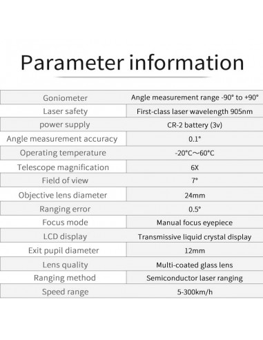 Rangefinder TE 2000m