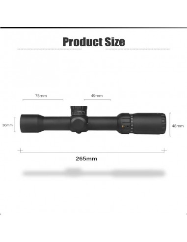 Puškohled OPTICS AR 1,5-15X32 SFIR