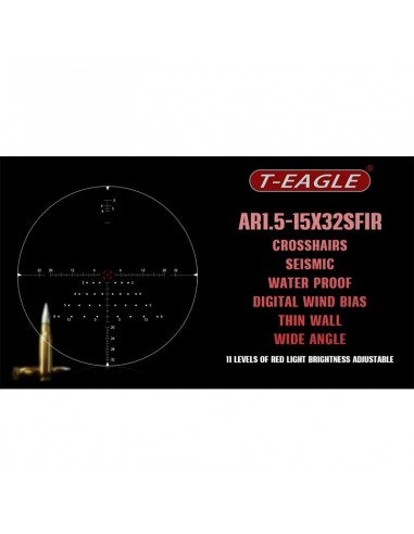 Puškohled OPTICS AR 1,5-15X32 SFIR