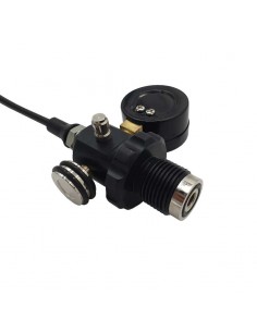 Filling hosepipe with manometer, valve and quick coupling 2