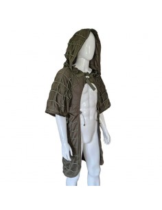 Camouflage hooded vest (long) 2