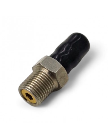 Male quick coupling with non-return valve