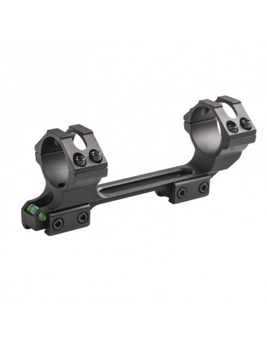 One-piece mounting 30mm / 25,4mm(1") on 11mm rail with BUBBLE LEVEL