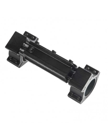 One-piece mounting on weaver (picatinny) rail 30mm/25,4mm(1") with SLIDE