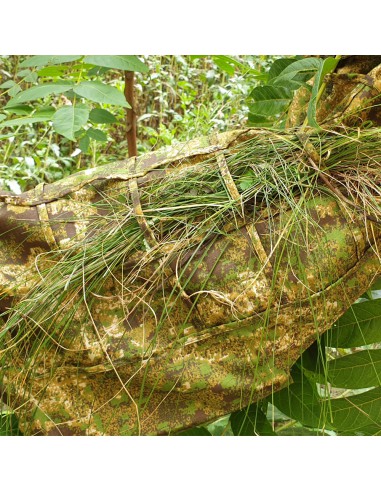 Camouflage hooded vest