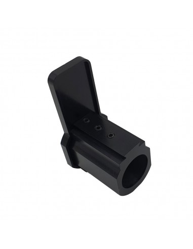 Rifle tunnel carrier with flap for biathlon shooters.