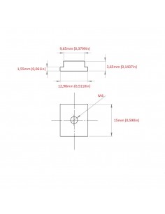 Replacement screws with UIT plate for rail. 2
