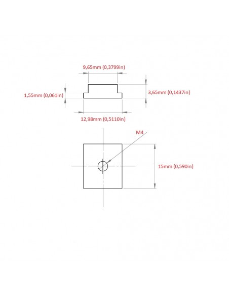 Replacement screws with UIT plate for rail