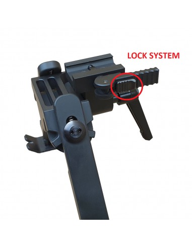 Bipod TACTICAL TK3 LOCK system (WEAVER)